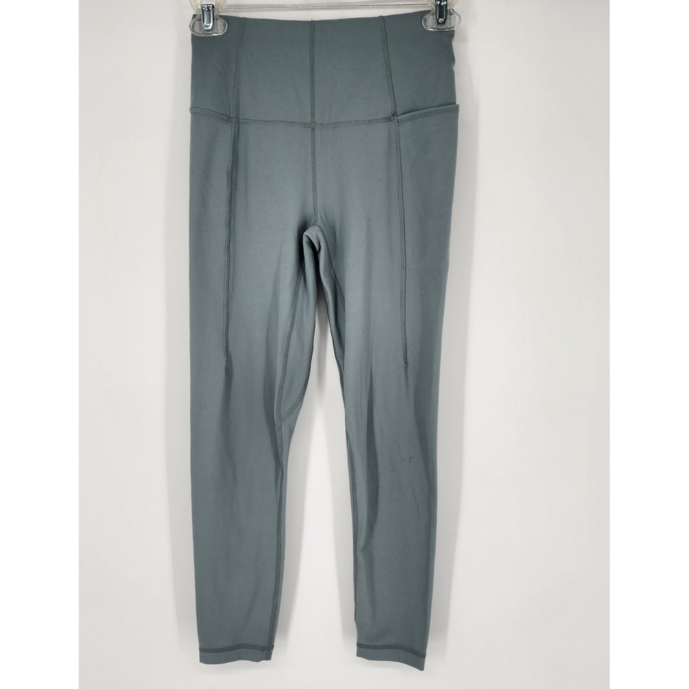 Sweaty‎ Betty Supersoft Pocket 7/8 Leggings Women's Size 4 Gray Stretch SB6916